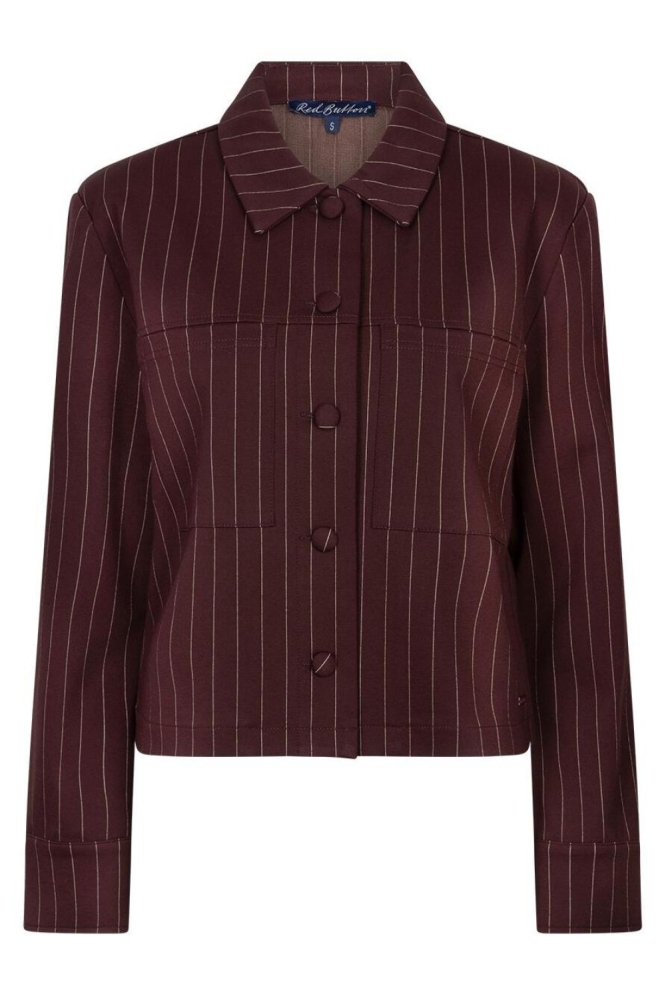 Red Button bordeaux dames blazer | Vooraanzicht