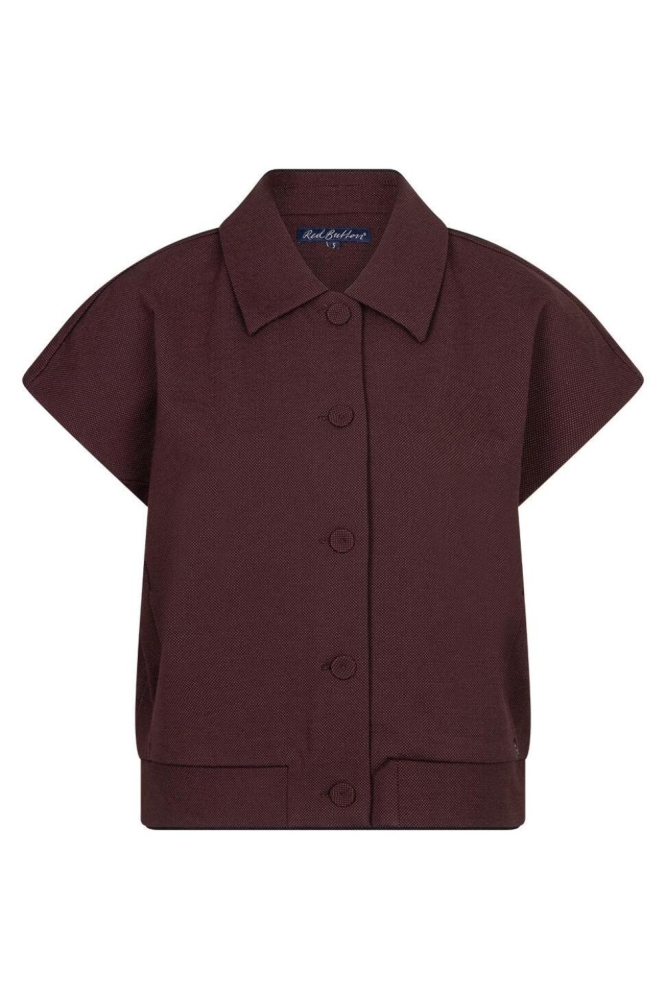 Red Button bordeaux dames gilet | Vooraanzicht