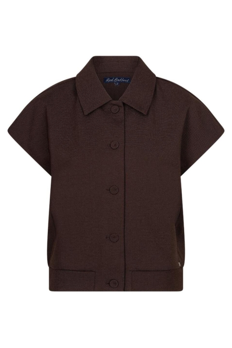 Red Button bruine dames gilet | Vooraanzicht