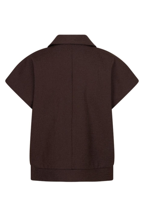 Red Button bruine dames gilet | Achteraanzicht
