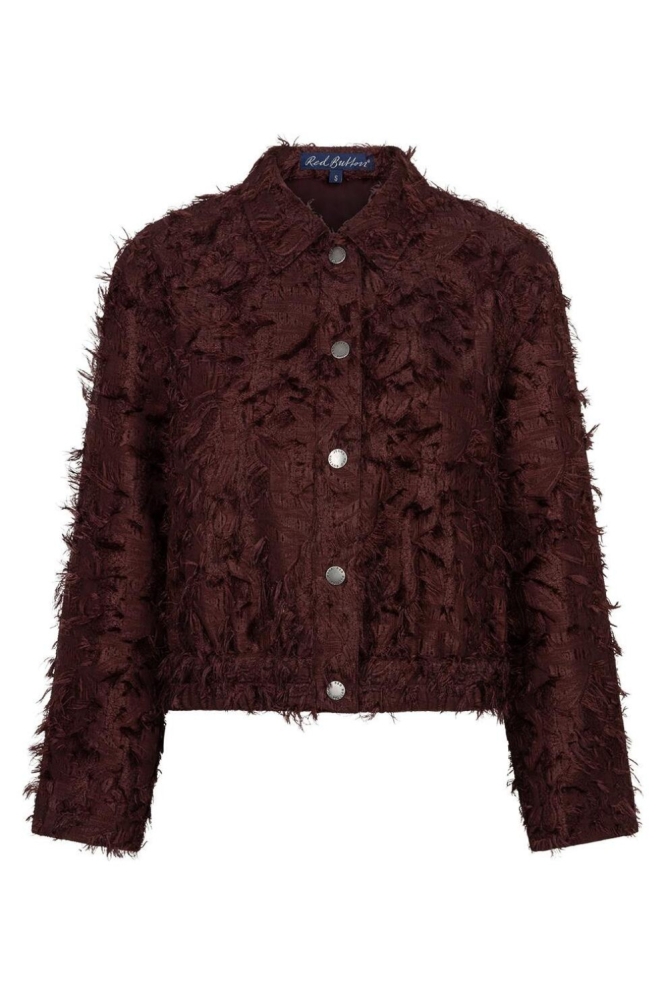 Red Button bordeaux dames vest | Vooraanzicht
