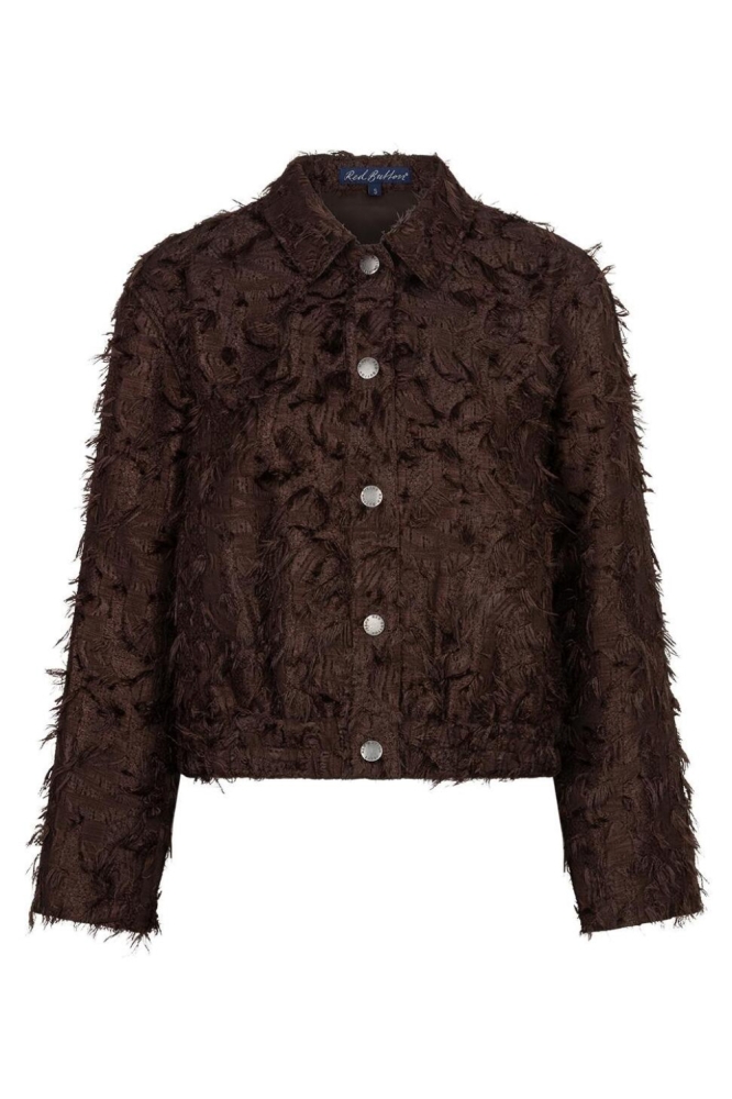 Red Button bruine dames vest | Vooraanzicht