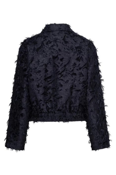 Red Button blauwe dames vest | Achteraanzicht