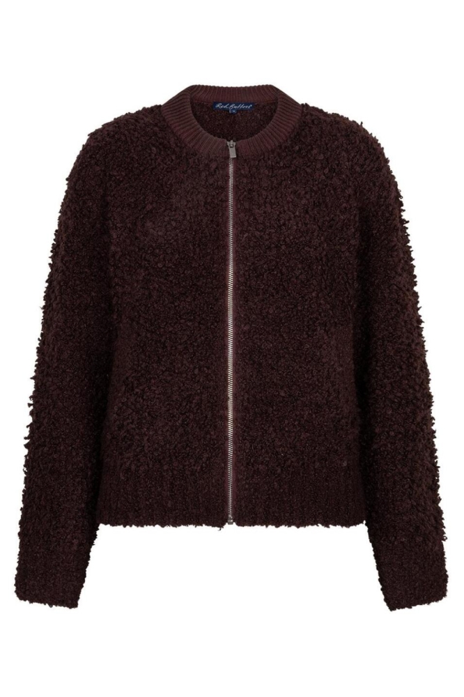 Red Button bordeaux dames vest | Vooraanzicht