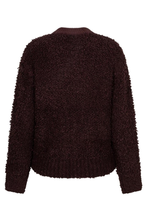Red Button bordeaux dames vest | Achteraanzicht