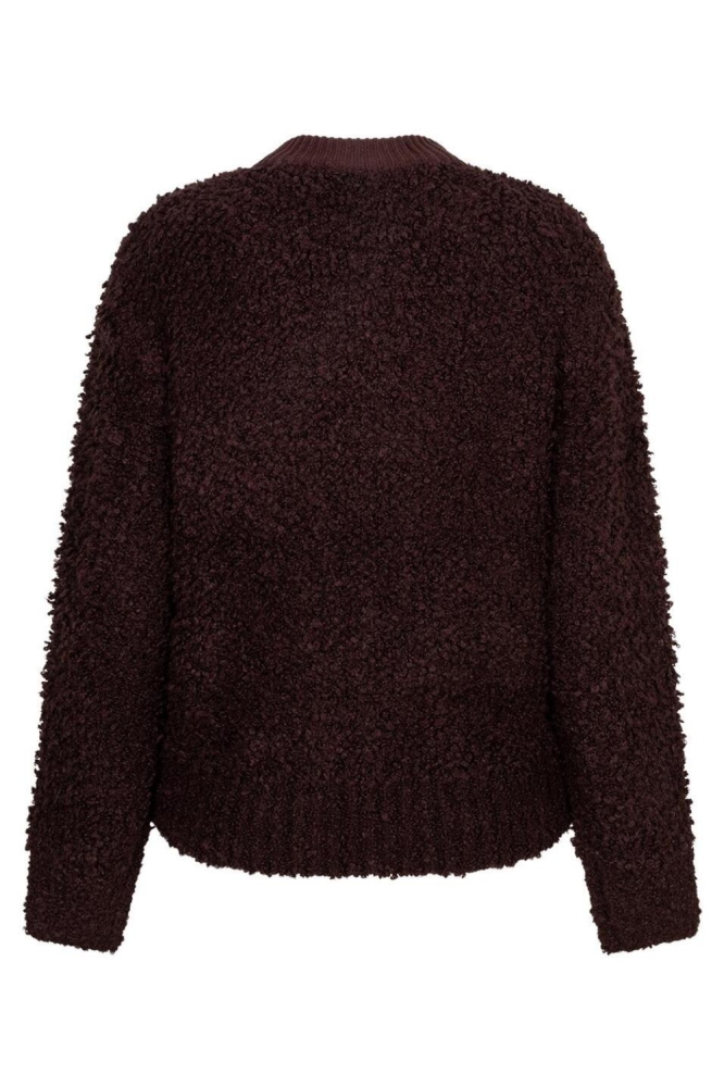 Red Button bordeaux dames vest | Achteraanzicht