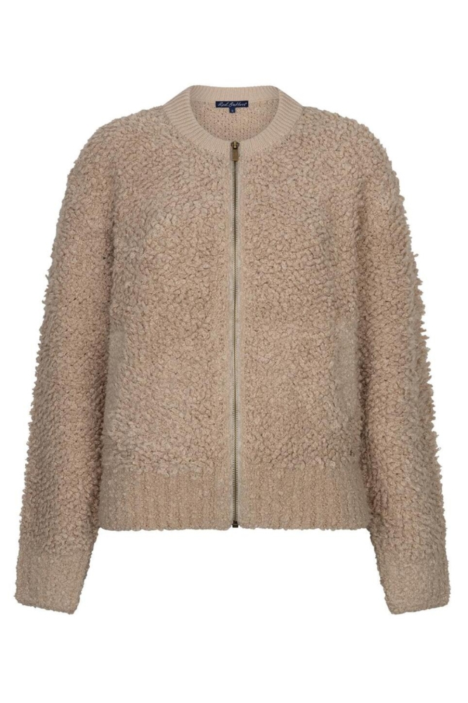Red Button ecru dames vest | Vooraanzicht