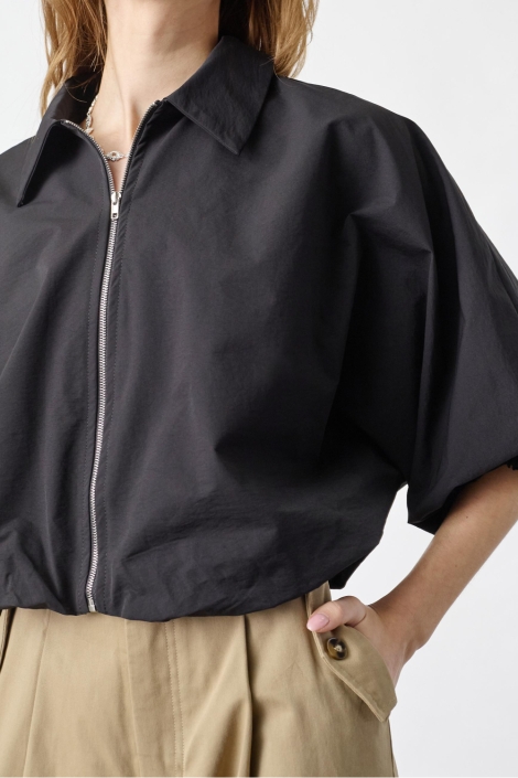 SisterS point zwarte dames jas | Close up