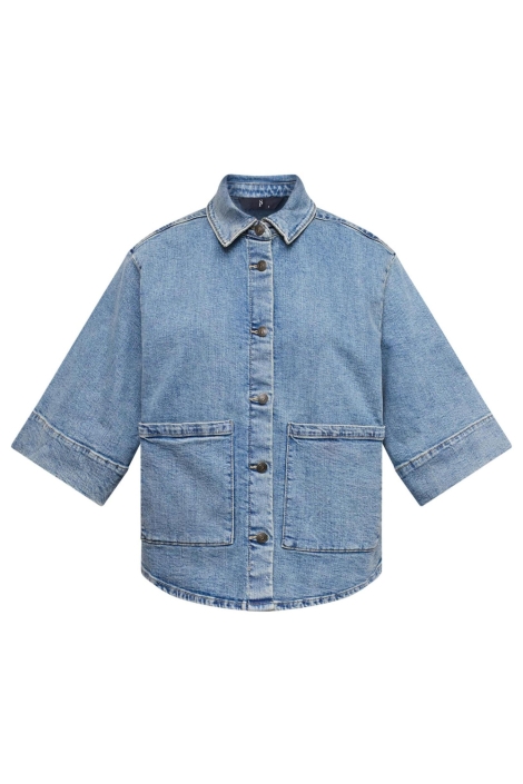 SisterS point blauwe dames jas | Vooraanzicht