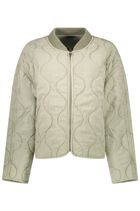 Cars groene dames jas | Vooraanzicht