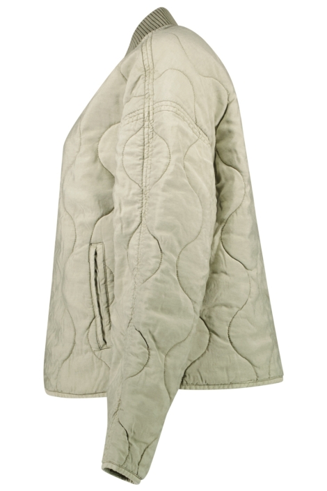 Cars groene dames jas | Zijaanzicht