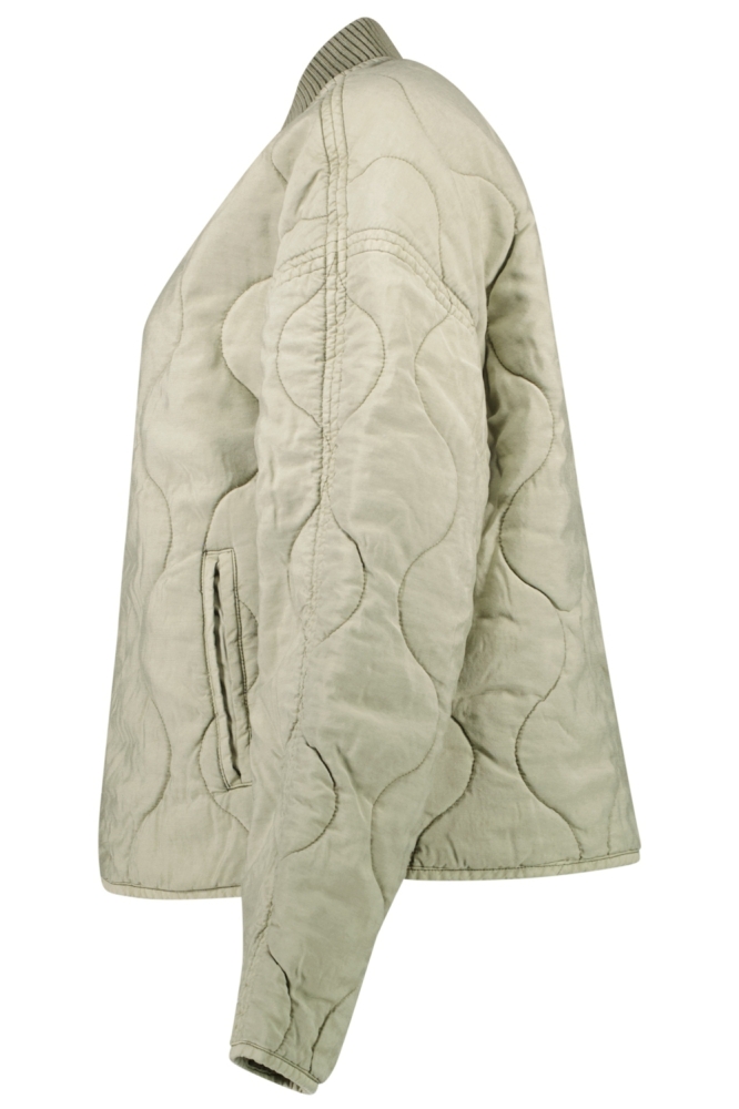 Cars groene dames jas | Zijaanzicht