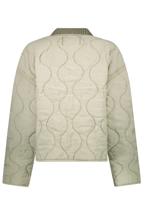 Cars groene dames jas | Achteraanzicht