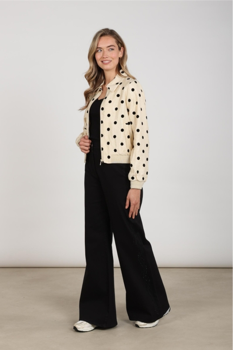 Nukus beige dames jas | Model