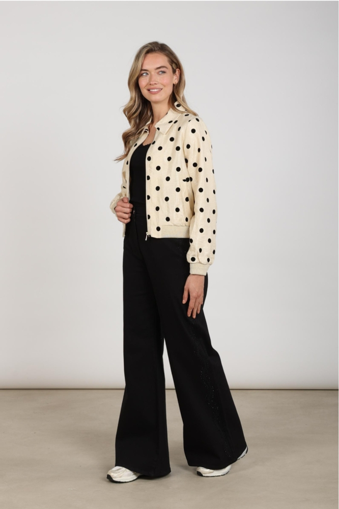 Nukus beige dames jas | Model