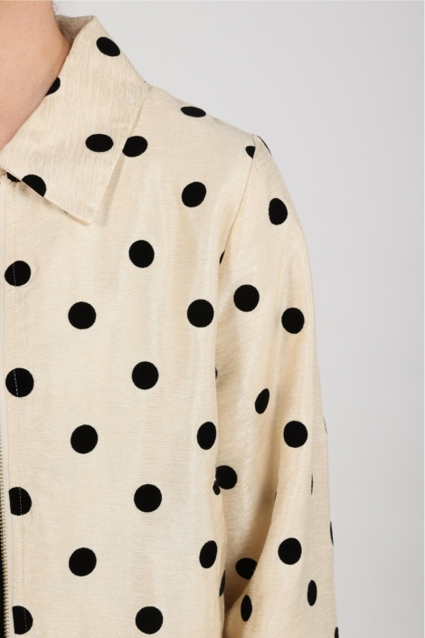 Nukus beige dames jas | Kleurstaal