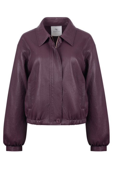 Nukus bordeaux dames jas | Vooraanzicht