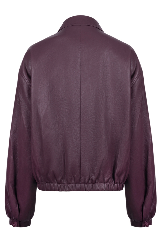 Nukus bordeaux dames jas | Achteraanzicht