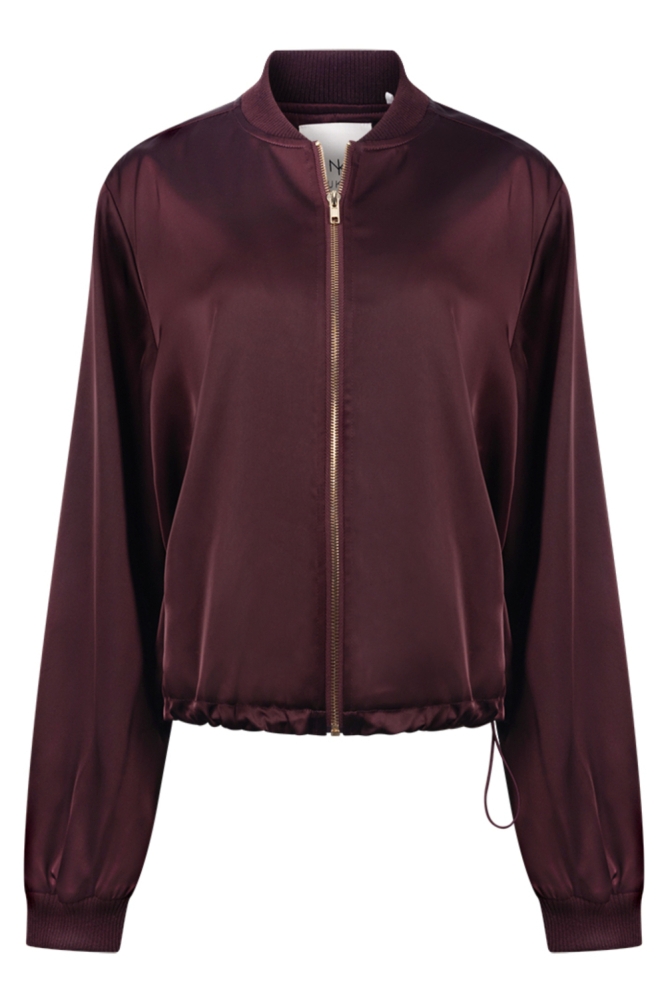 Nukus bordeaux dames jas | Vooraanzicht