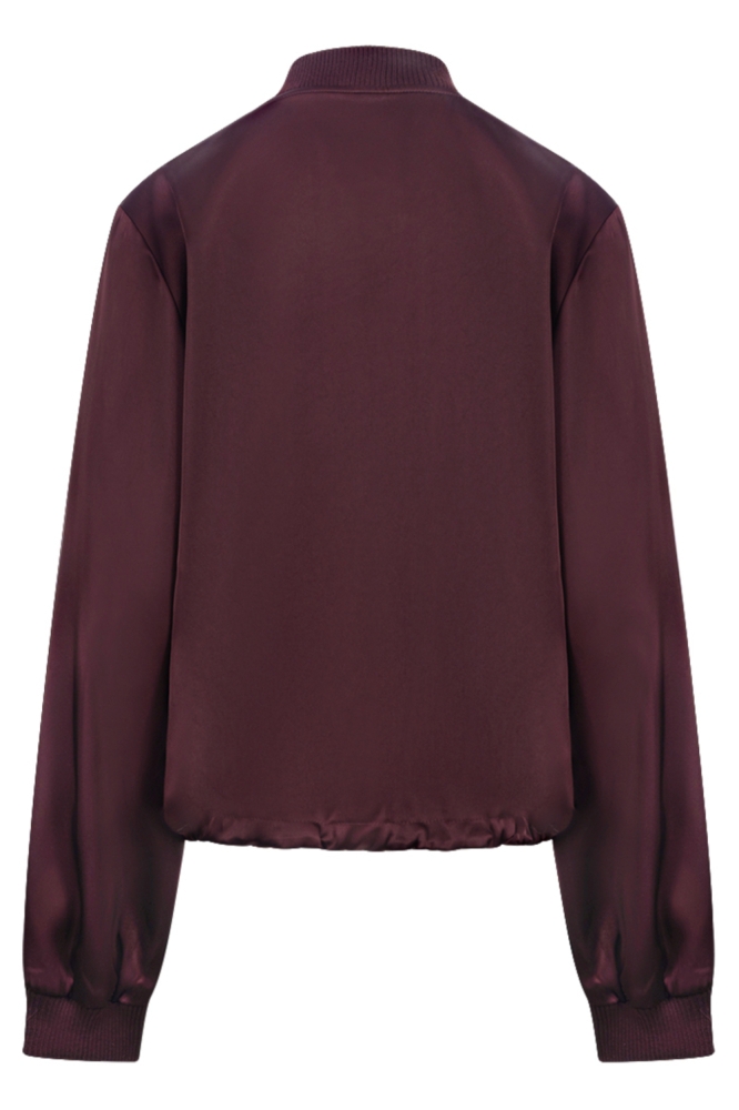 Nukus bordeaux dames jas | Achteraanzicht