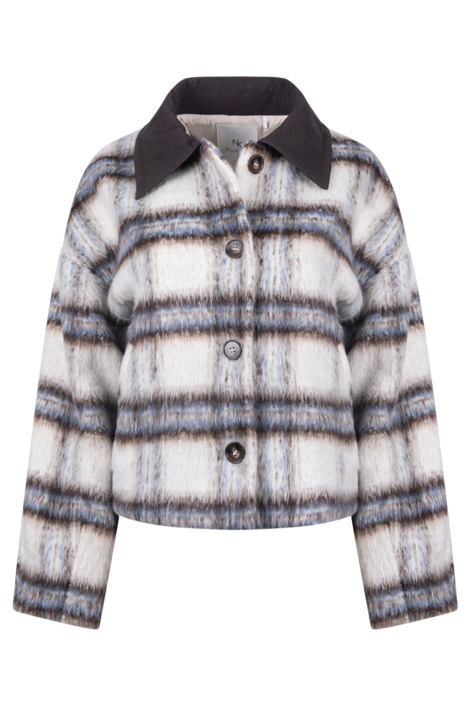 Nukus beige dames jas | Vooraanzicht