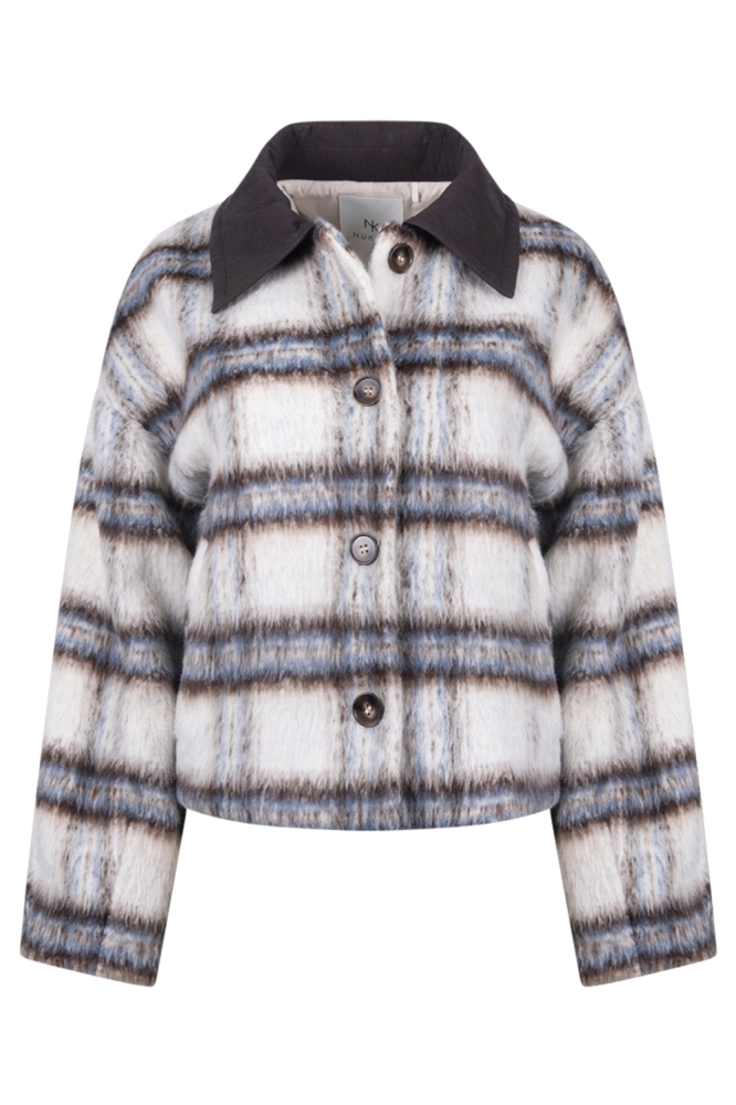 Nukus beige dames jas | Vooraanzicht