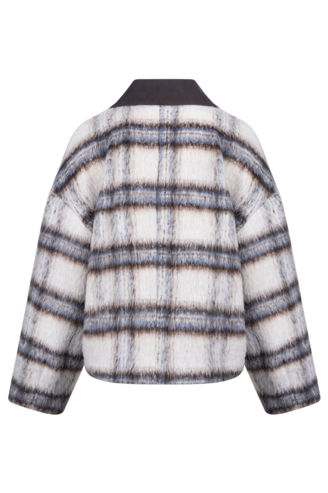 Nukus beige dames jas | Achteraanzicht