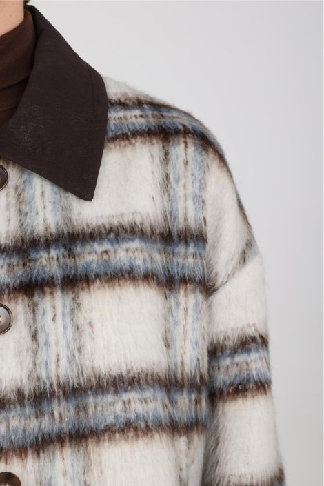 Nukus beige dames jas | Close up
