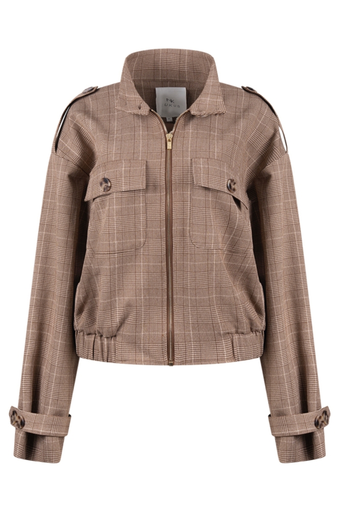 Nukus camel dames jas | Vooraanzicht