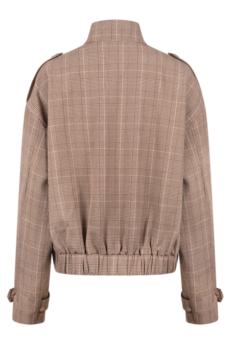 Nukus camel dames jas | Achteraanzicht