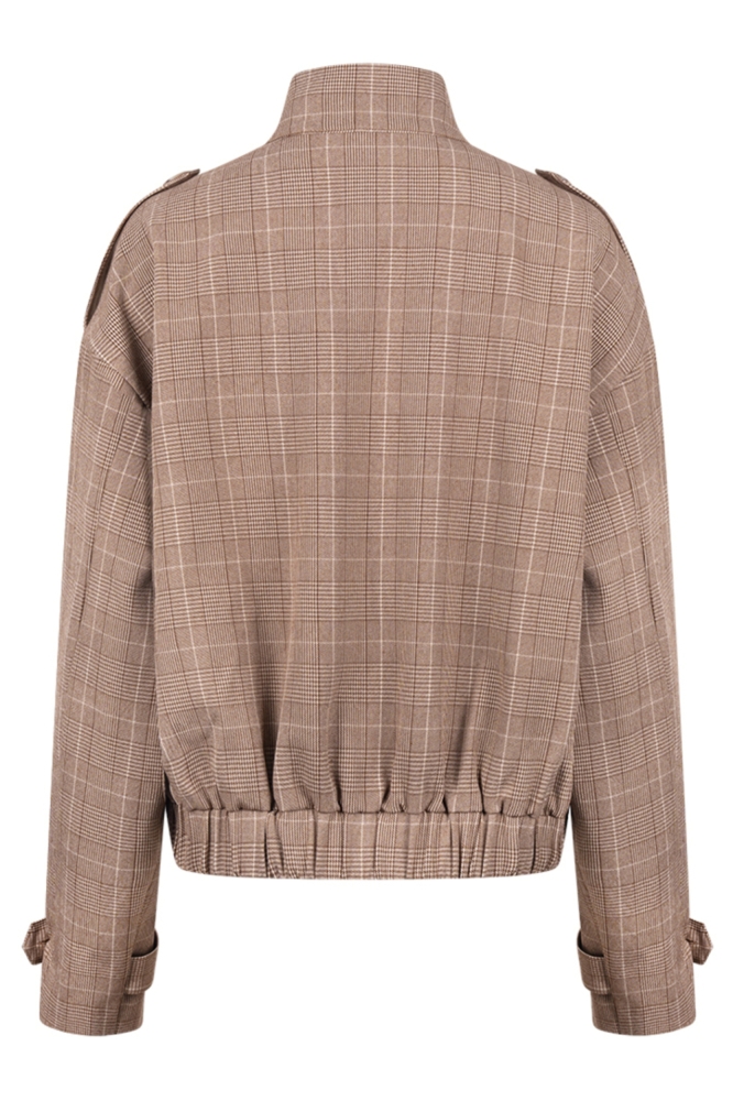 Nukus camel dames jas | Achteraanzicht