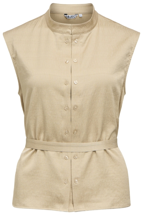 Object zand dames gilet | Vooraanzicht