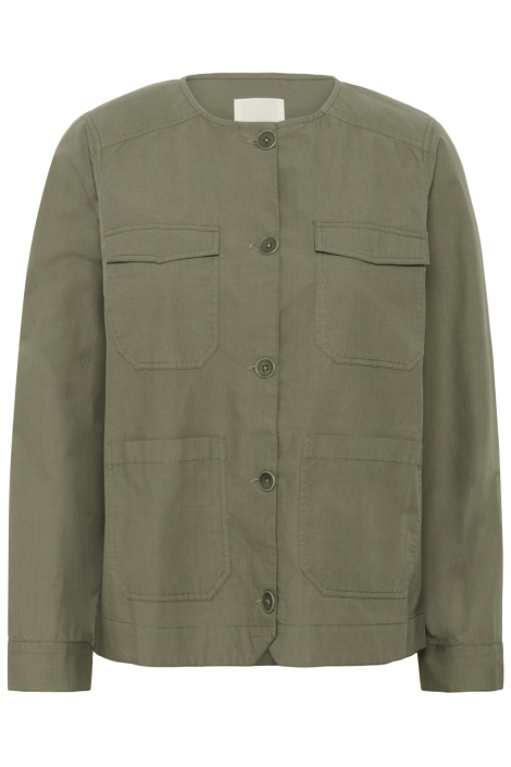 Part Two groene dames blazer | Vooraanzicht