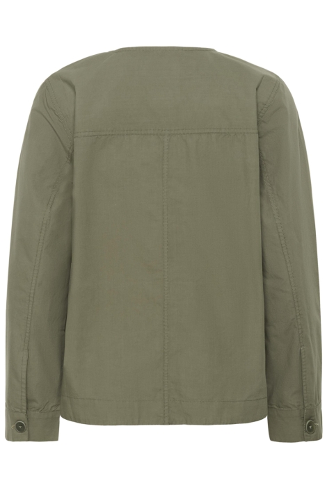 Part Two groene dames blazer | Achteraanzicht