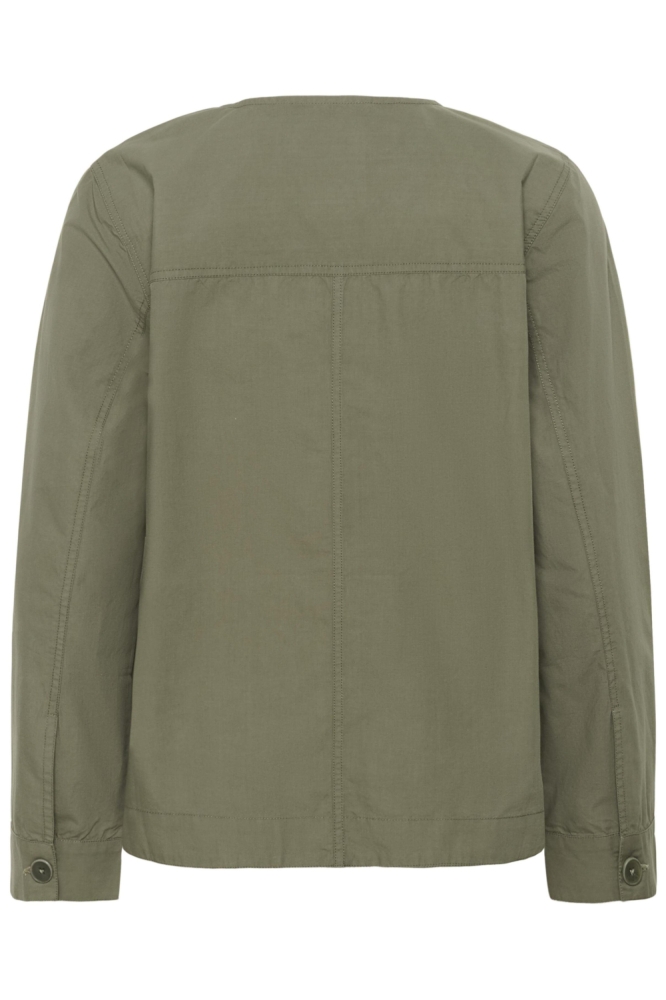 Part Two groene dames blazer | Achteraanzicht