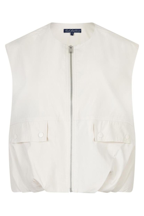 Red Button beige dames gilet | Vooraanzicht