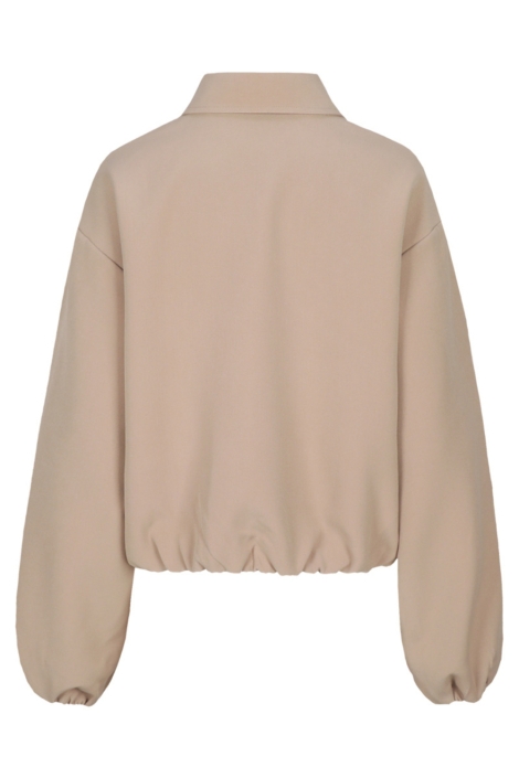 Fluresk camel dames jas | Achteraanzicht