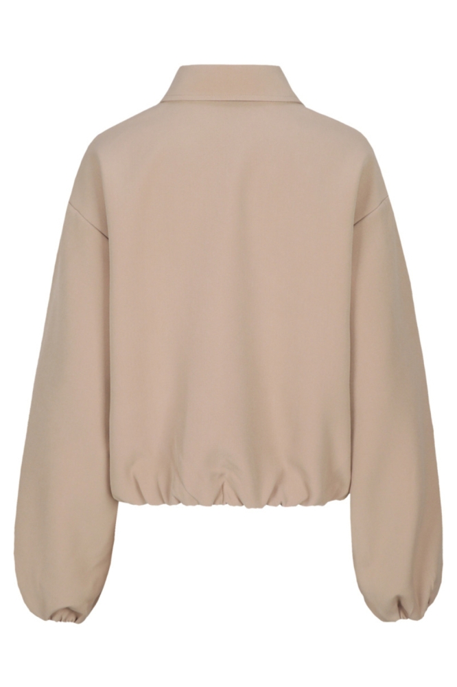 Fluresk camel dames jas | Achteraanzicht