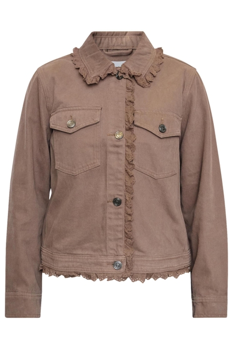 SisterS point bruine dames jas | Vooraanzicht