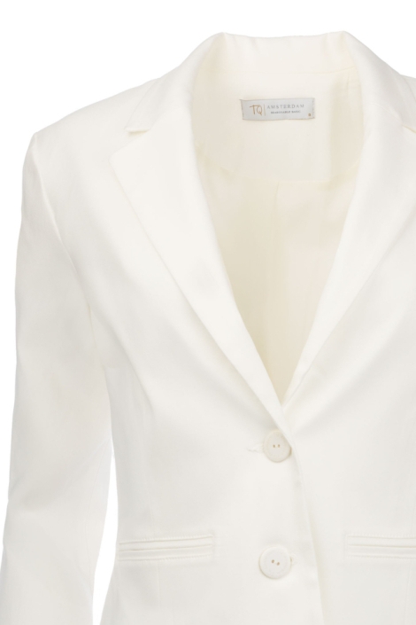 TQ Amsterdam witte dames blazer | Close up