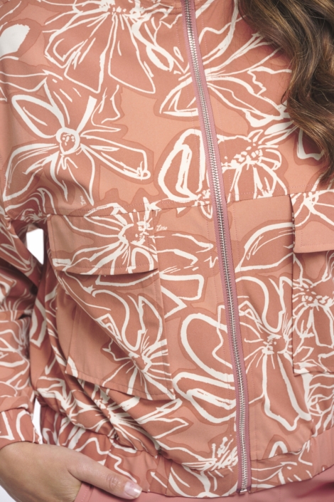 Zoso roze dames vest | Close up