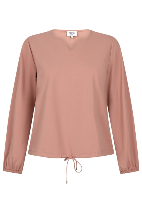Zoso roze dames t-shirt | Vooraanzicht