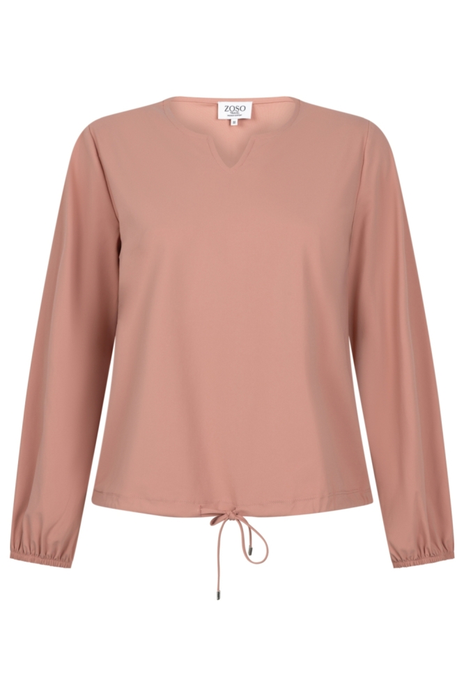 Zoso roze dames t-shirt | Vooraanzicht