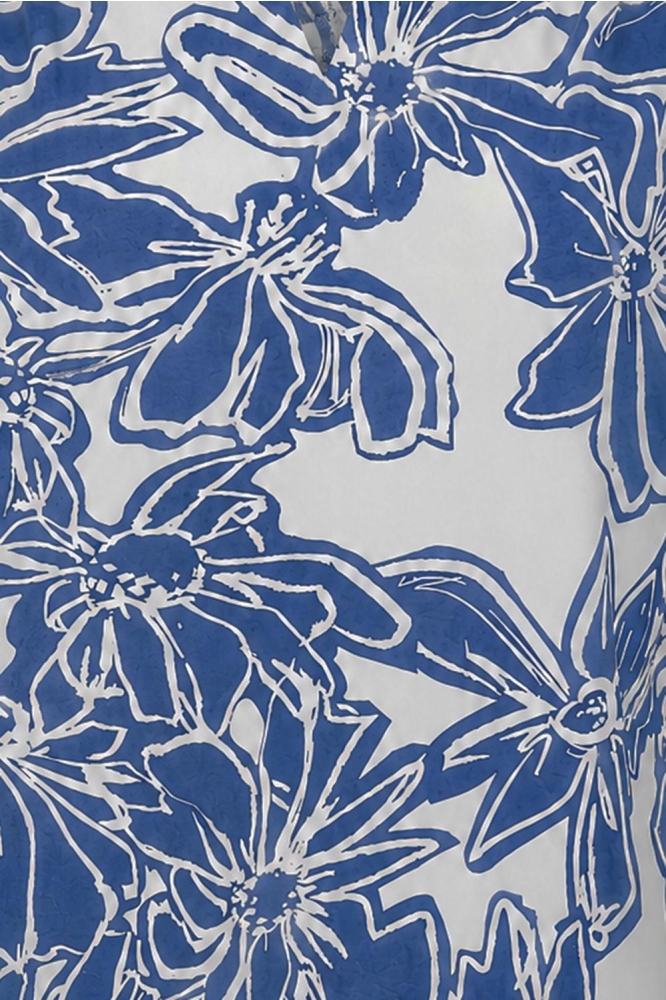 Zoso blauwe dames t-shirt | Close up