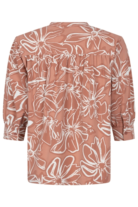 Zoso roze dames t-shirt | Achteraanzicht
