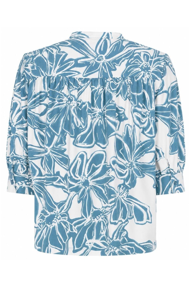 Zoso groene dames t-shirt | Achteraanzicht