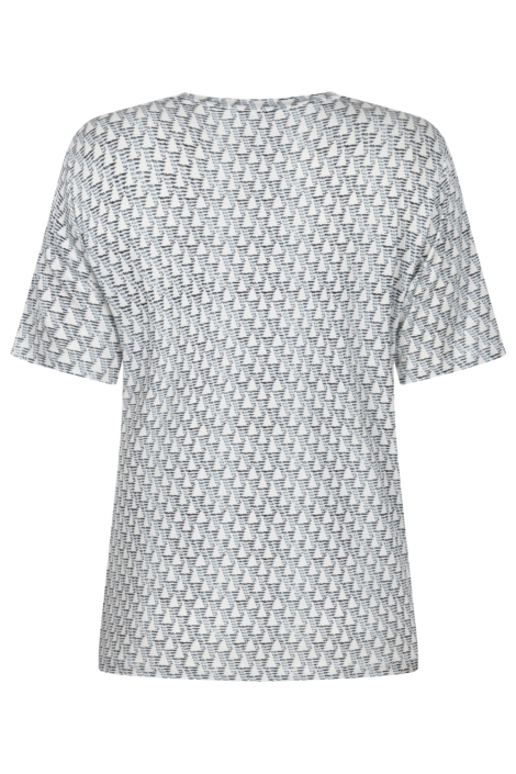 Zoso witte dames t-shirt | Achteraanzicht