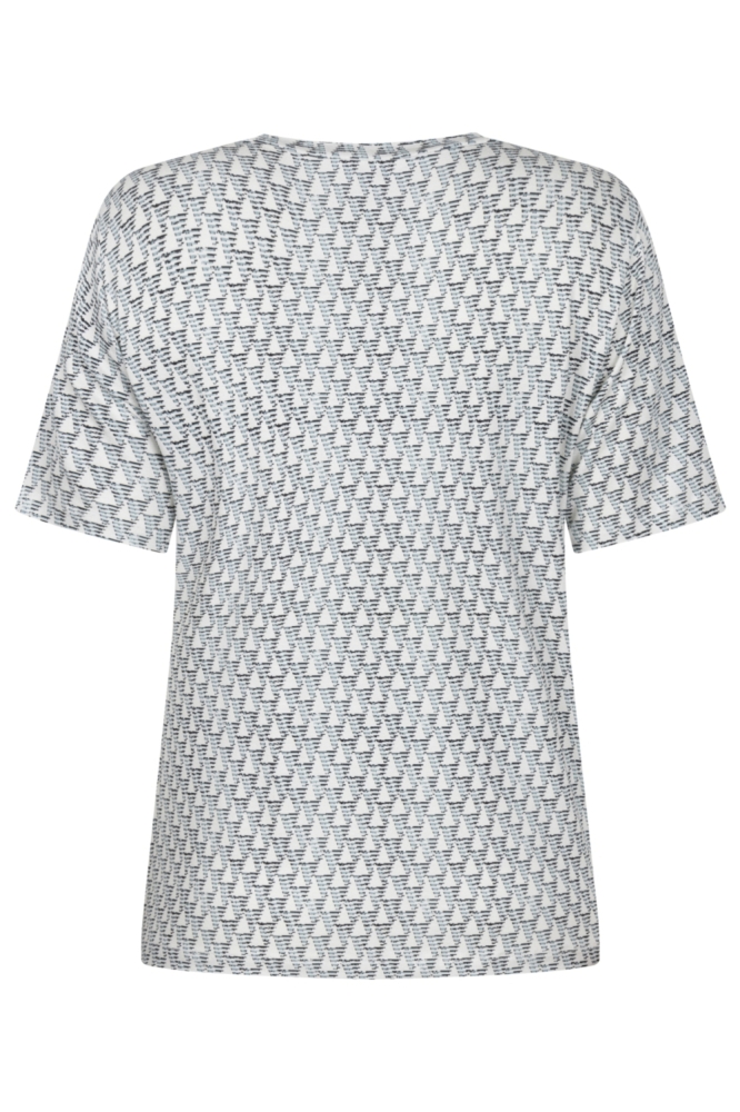 Zoso witte dames t-shirt | Achteraanzicht