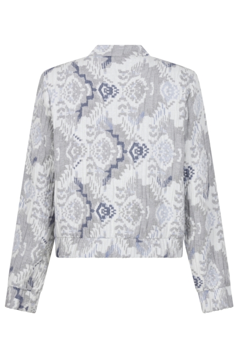Zoso blauwe dames vest | Achteraanzicht