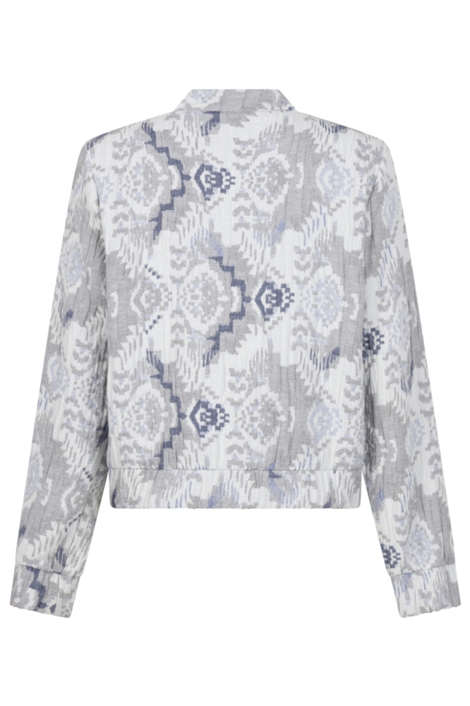 Zoso blauwe dames vest | Achteraanzicht